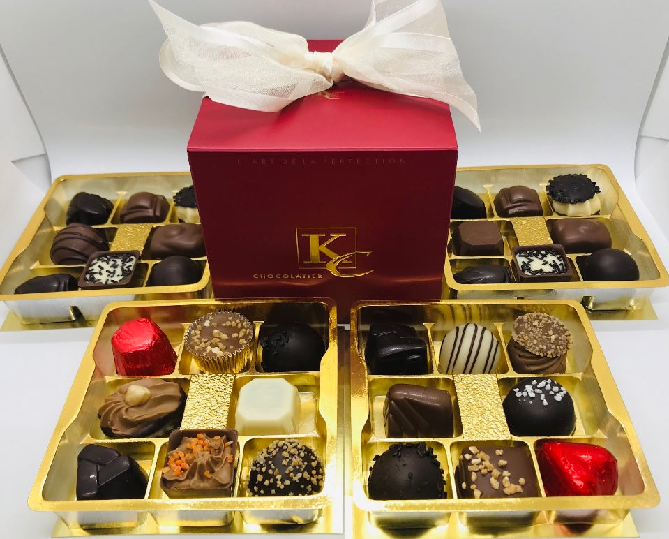 32 piece KC Chocolatier Ballotin Box